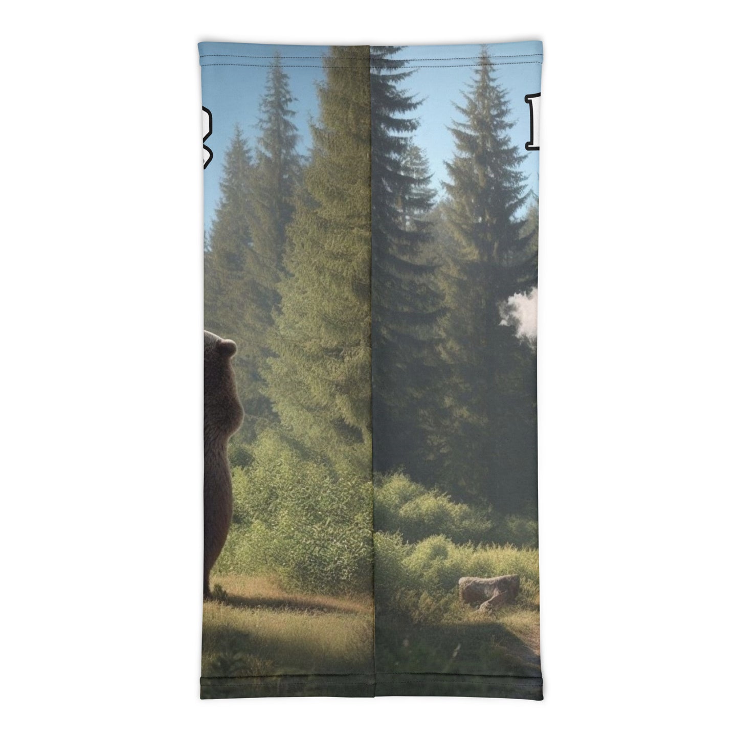 Breathe Easy Neck Gaiter – Bear in the Woods Design | Bear Bones Brand