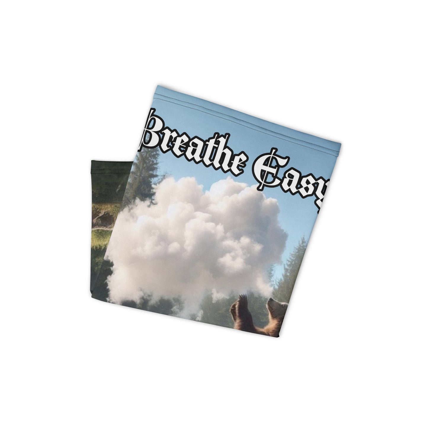 Breathe Easy Neck Gaiter – Bear in the Woods Design | Bear Bones Brand