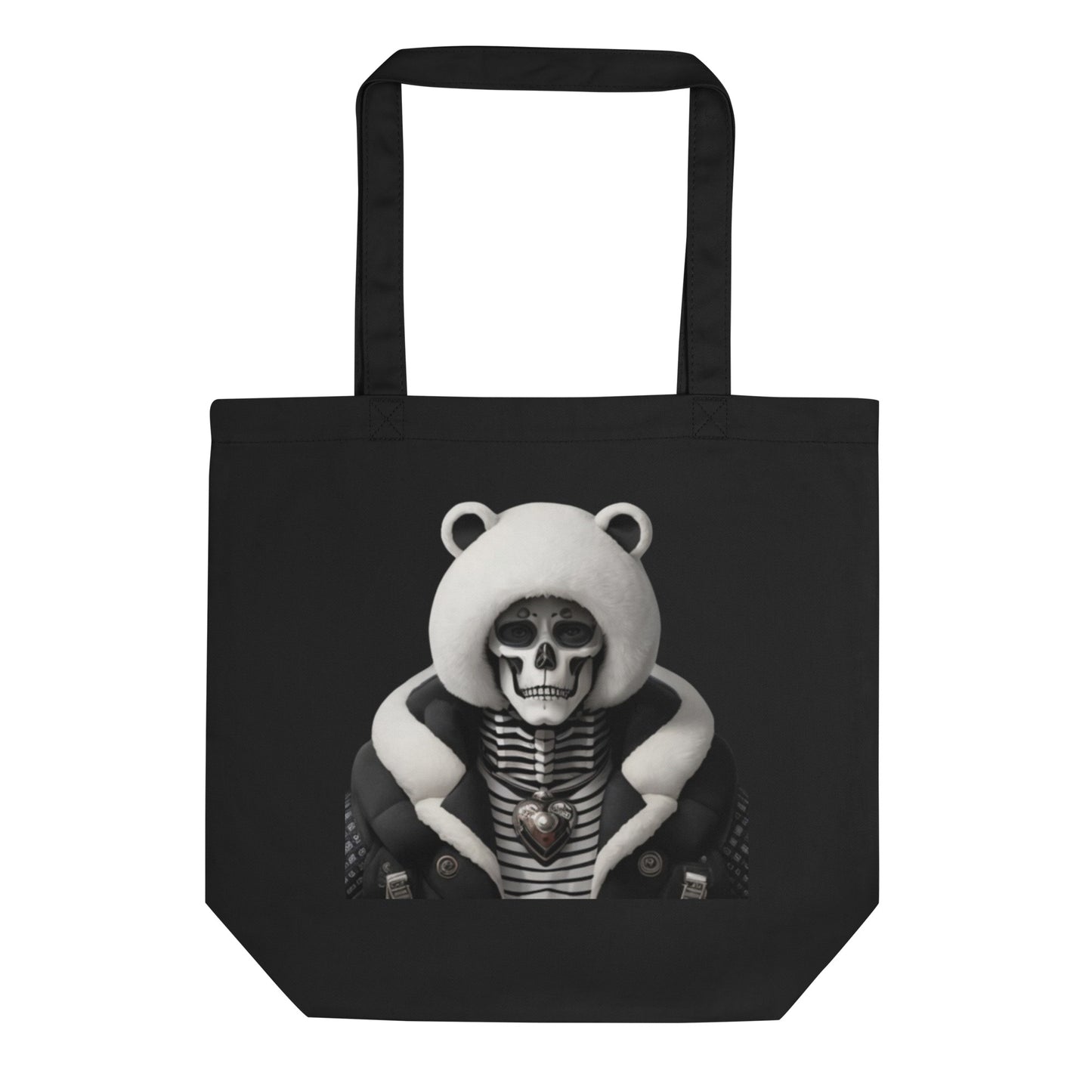 Panda Bear Skeleton Tote – Organic Cotton Bag | Bear Bones Brand