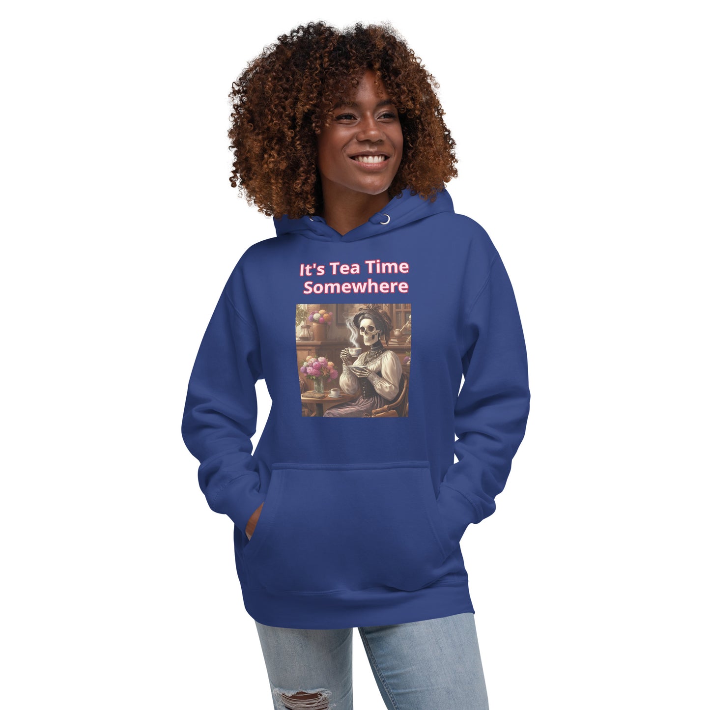 It's Teatime Somewhere Hoodie - Soft, Warm, and Stylish