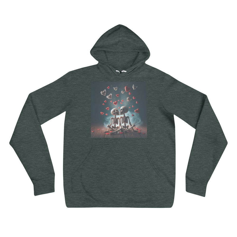 Love You From the Bottom of My Bones – Skeleton Valentine Hoodie | Bear Bones Brand