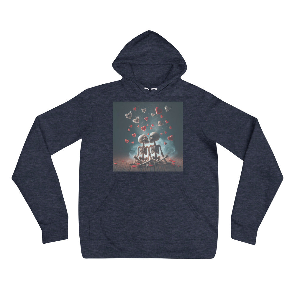 Love You From the Bottom of My Bones – Skeleton Valentine Hoodie | Bear Bones Brand