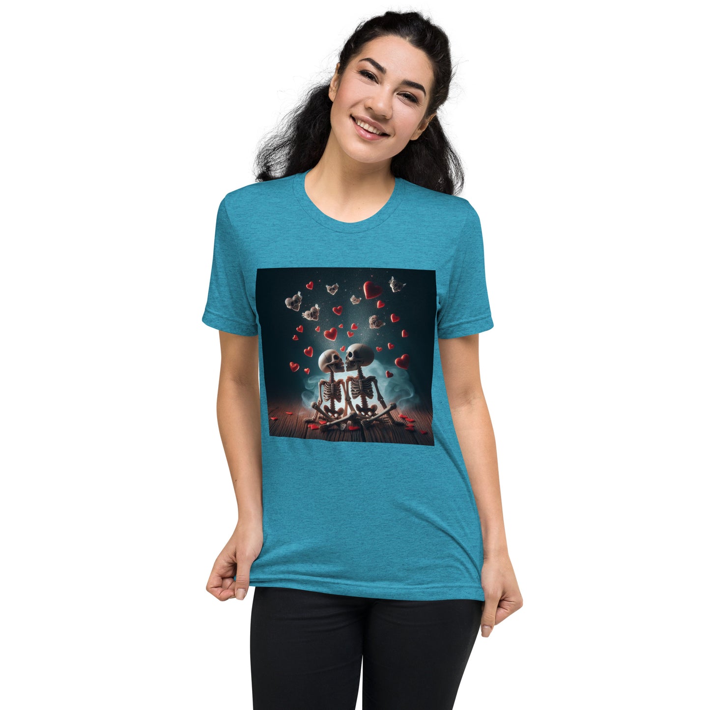 Love You From the Bottom of My Bones – Skeleton Valentine T-Shirt | Bear Bones Brand