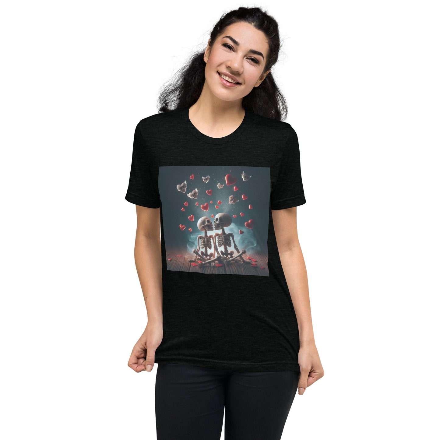 Love You From the Bottom of My Bones – Skeleton Valentine T-Shirt | Bear Bones Brand