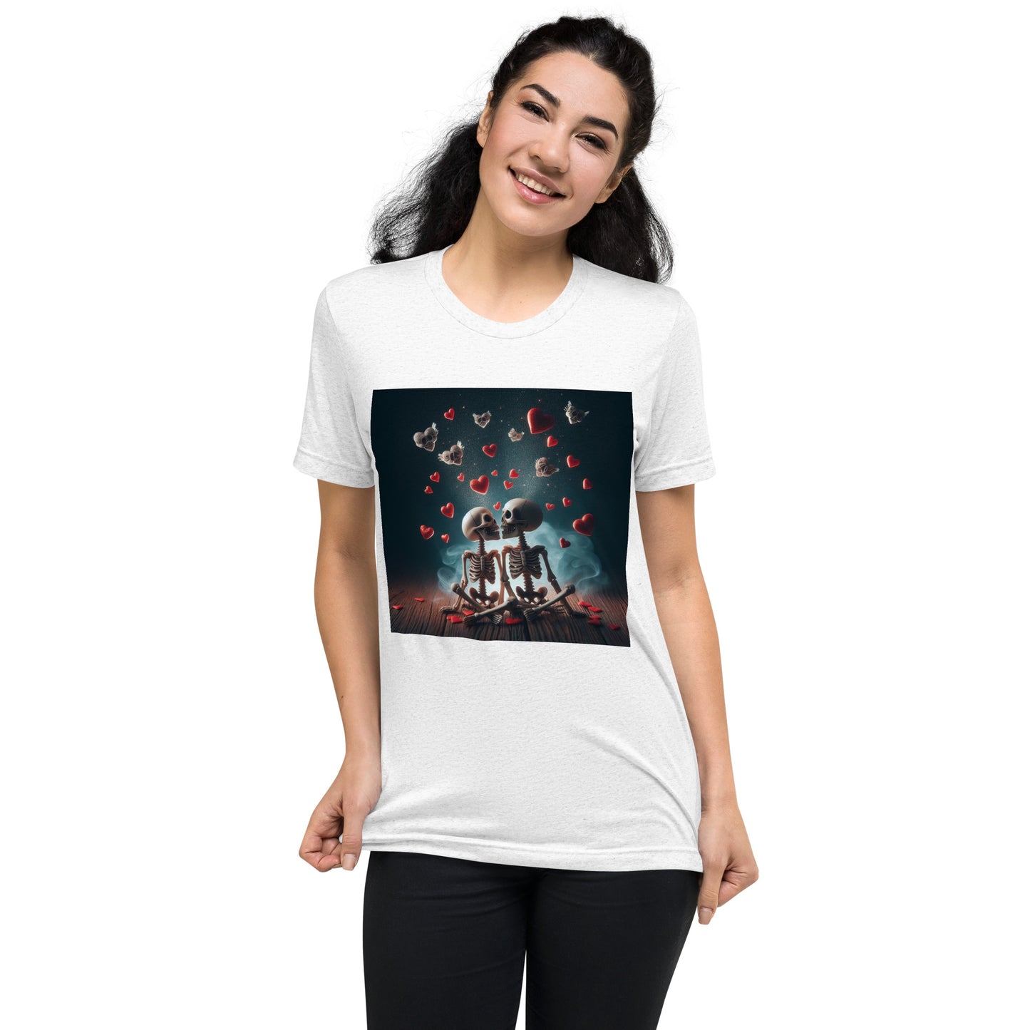 Love You From the Bottom of My Bones – Skeleton Valentine T-Shirt | Bear Bones Brand