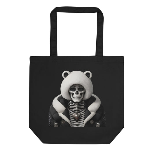 Panda Bear Skeleton Design Tote Bag