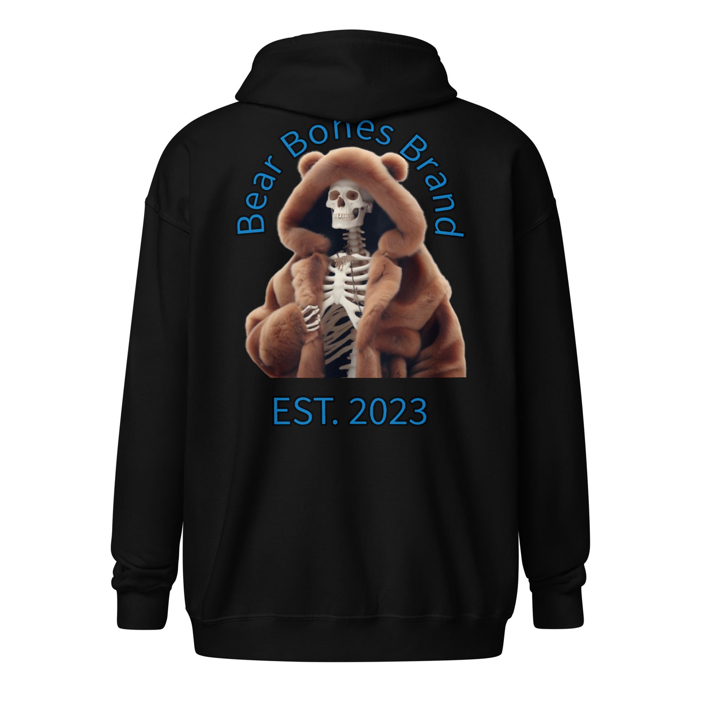 Bear Bones Unisex Heavy Blend Zip Hoodie