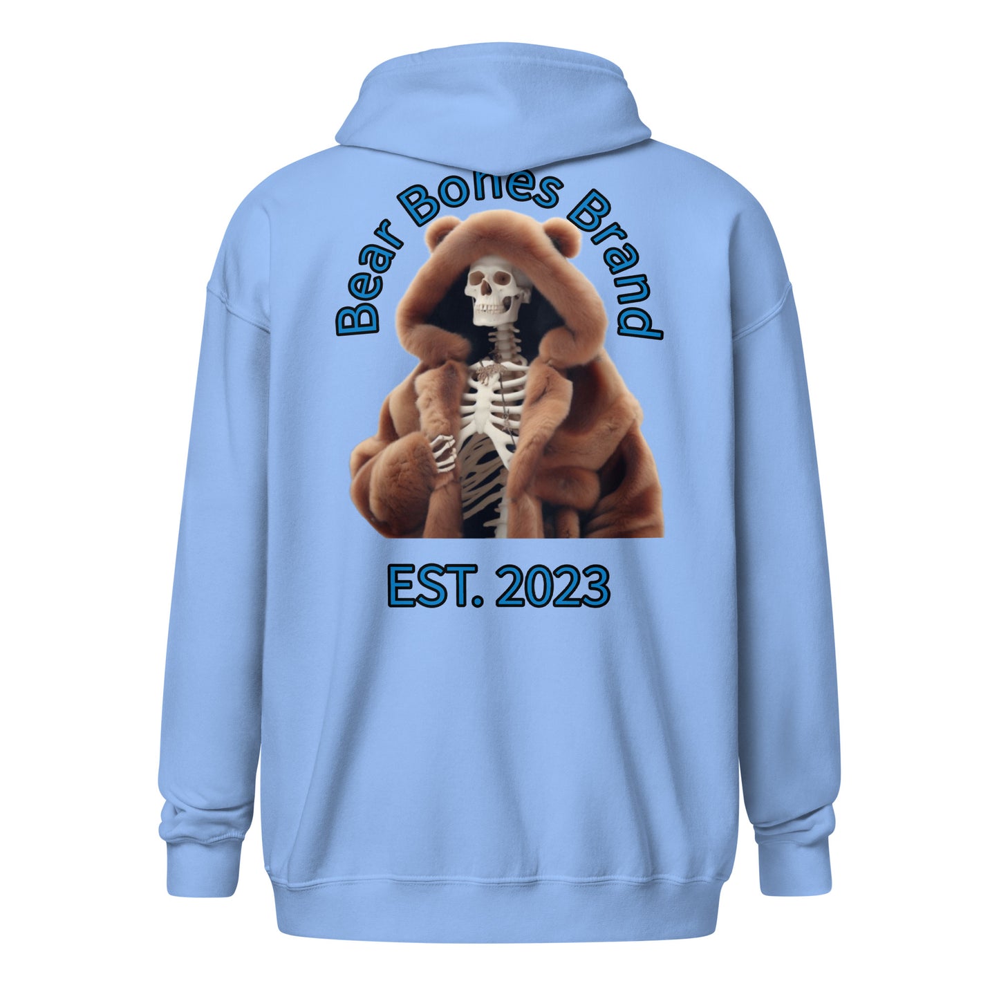 Bear Bones Unisex Heavy Blend Zip Hoodie