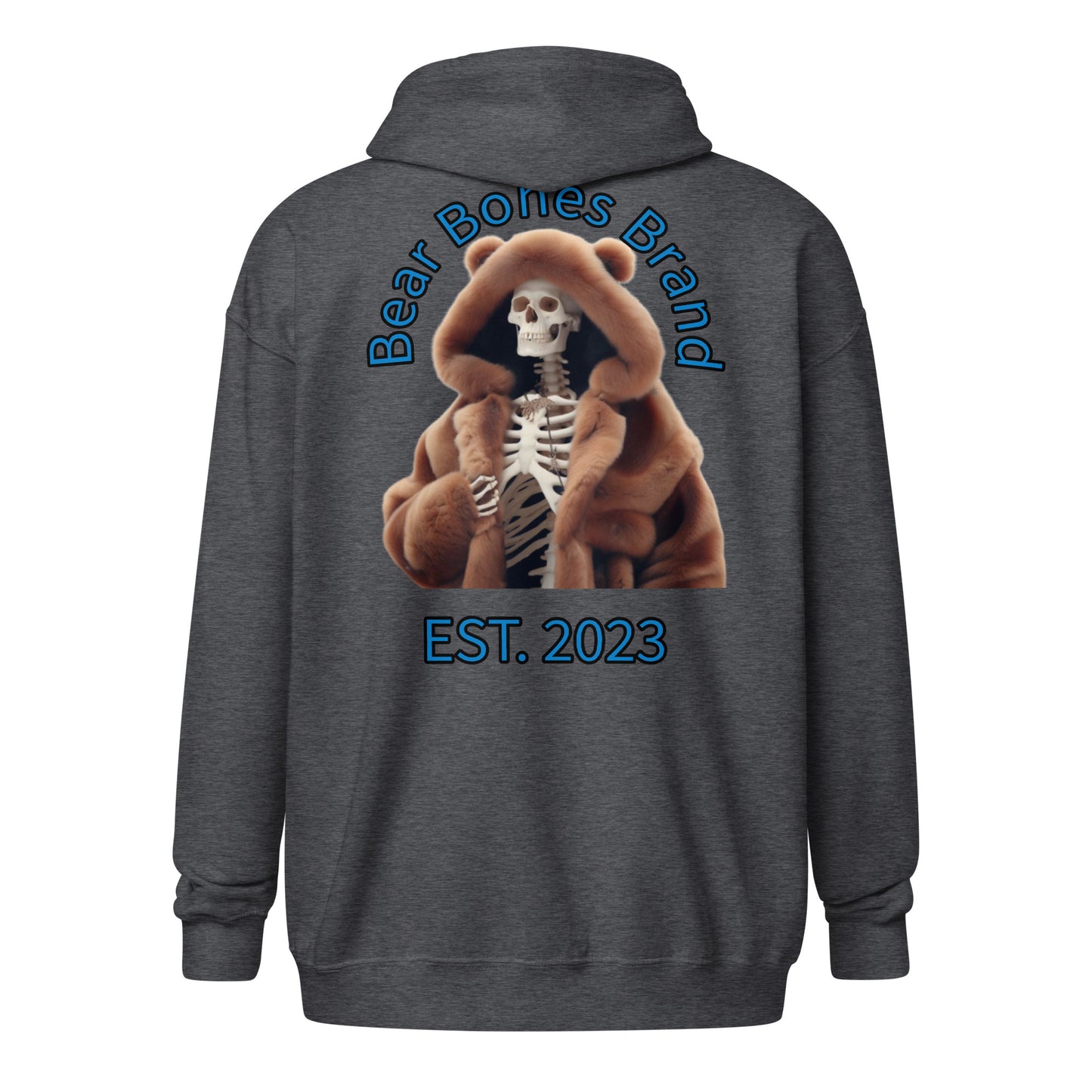 Bear Bones Unisex Heavy Blend Zip Hoodie