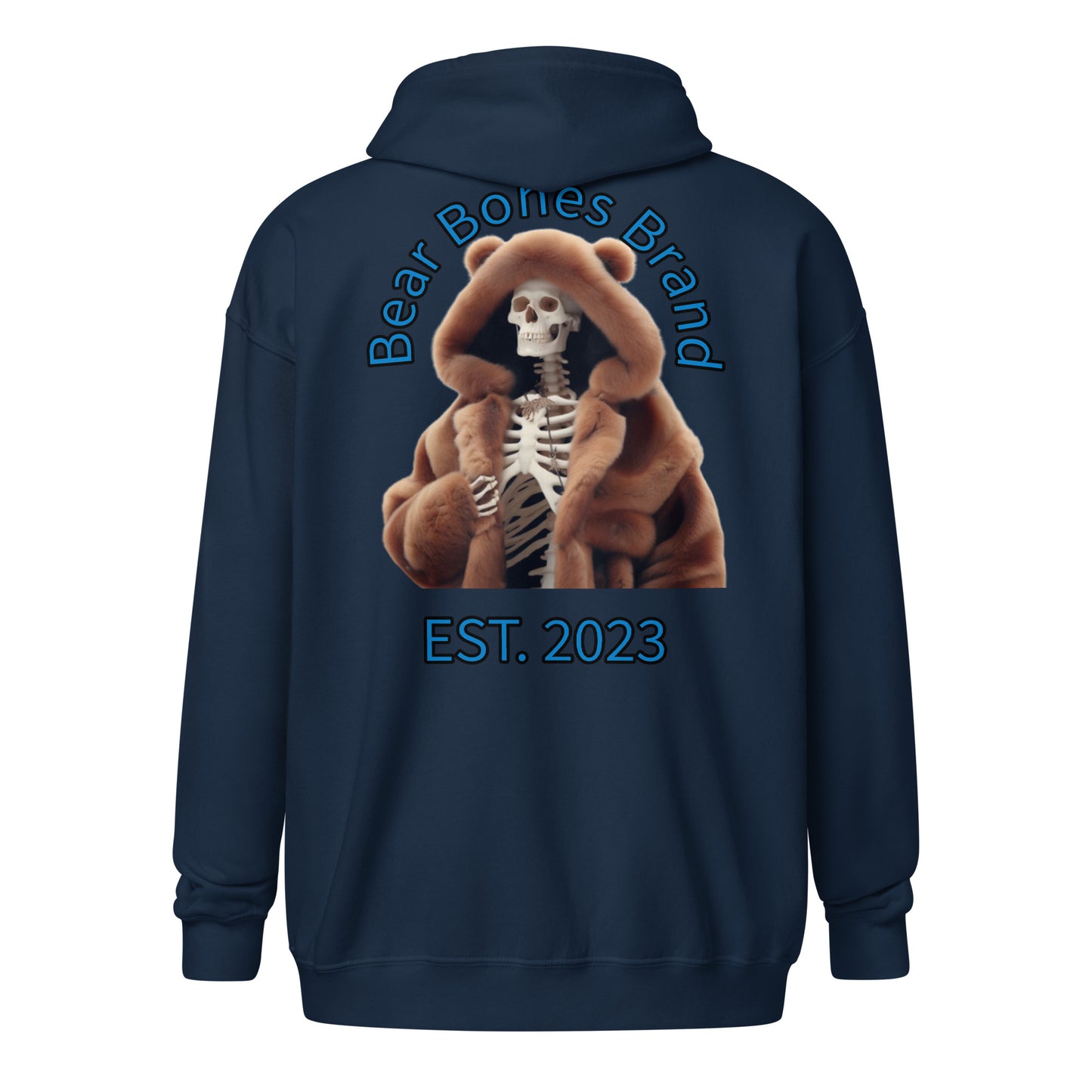 Bear Bones Unisex Heavy Blend Zip Hoodie