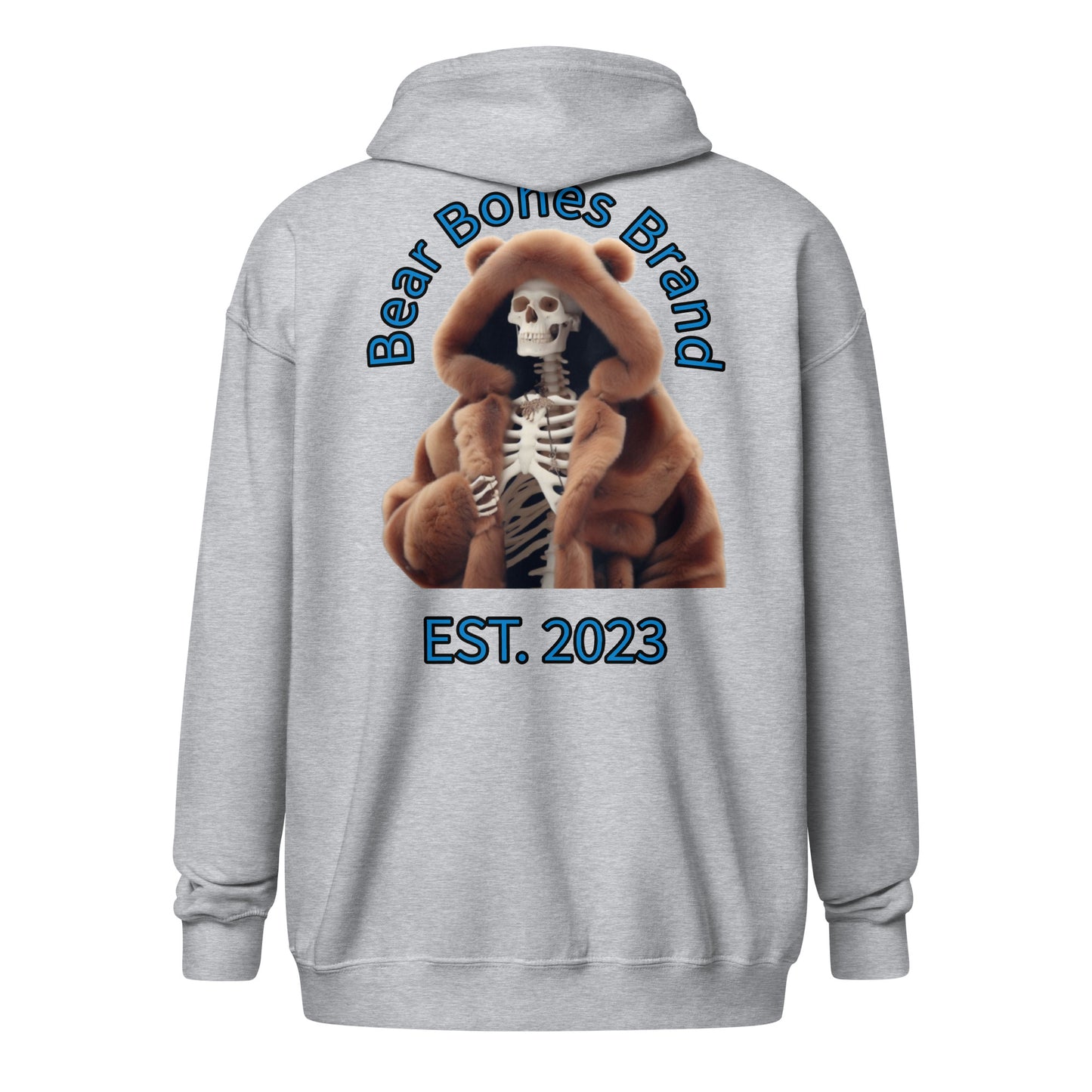 Bear Bones Unisex Heavy Blend Zip Hoodie