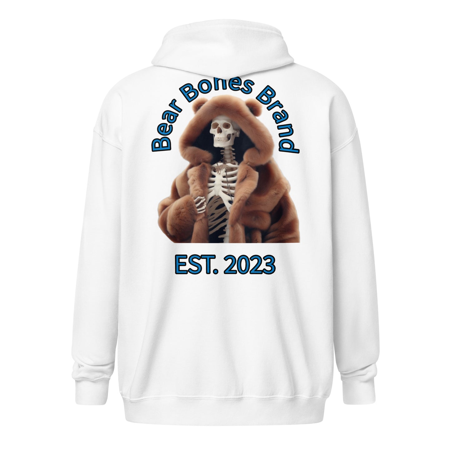 Bear Bones Unisex Heavy Blend Zip Hoodie