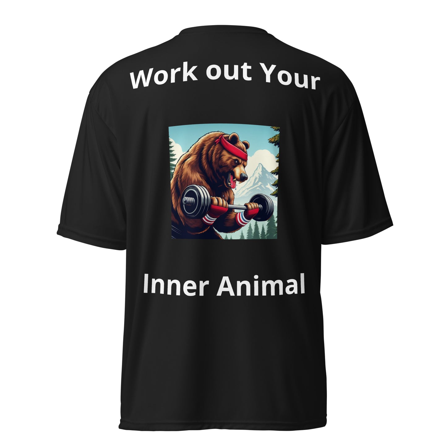 Work Out Your Inner Animal Unisex Performance Crew Neck T-shirt